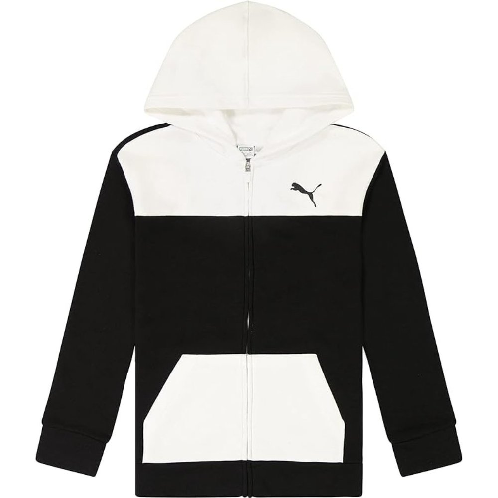 PUMA Hoodie Fleece Zip Up Jacket, Size 14/16 Youth, NWT, NEW